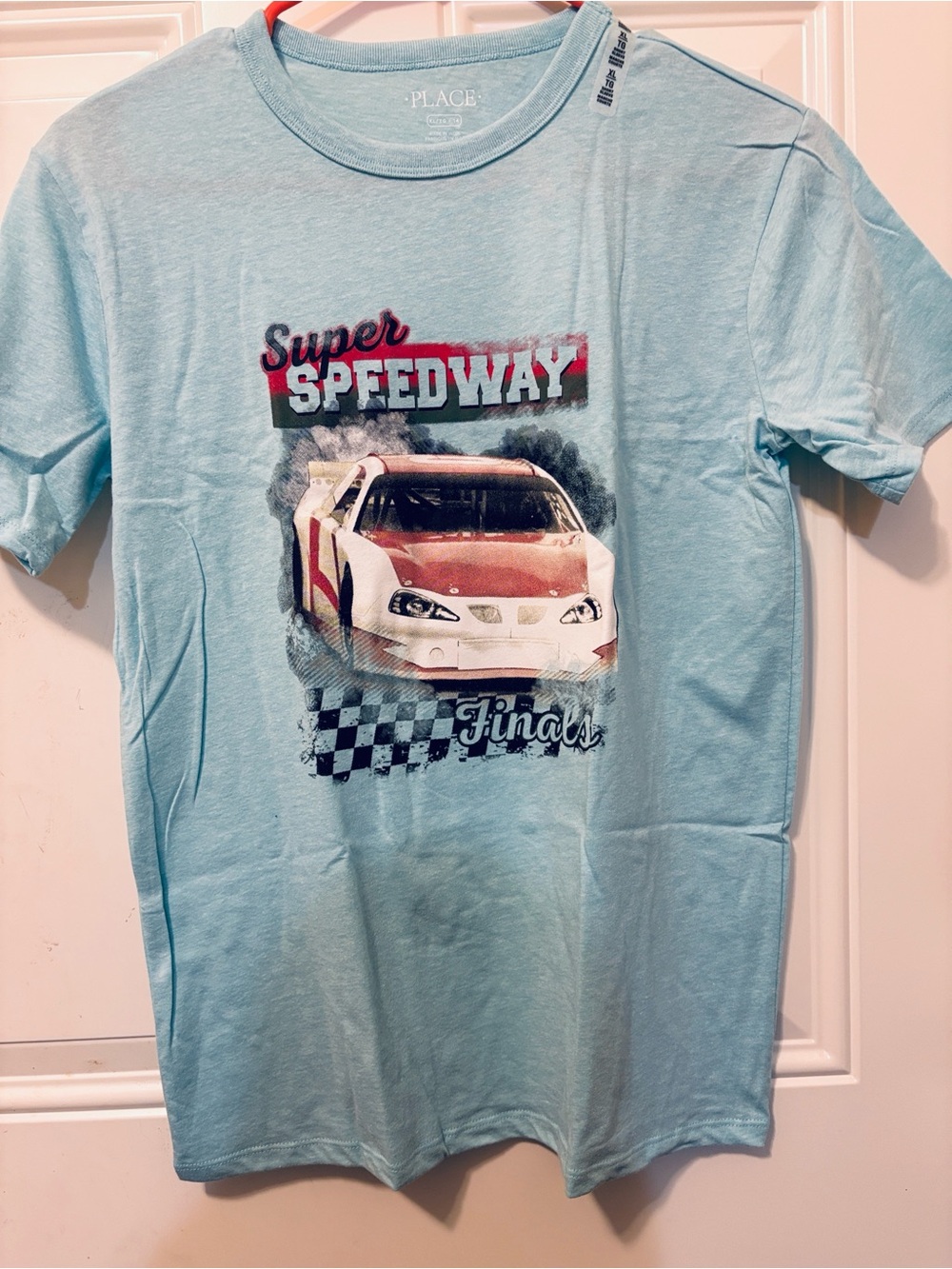 Place Light Blue Racing Graphic Tee